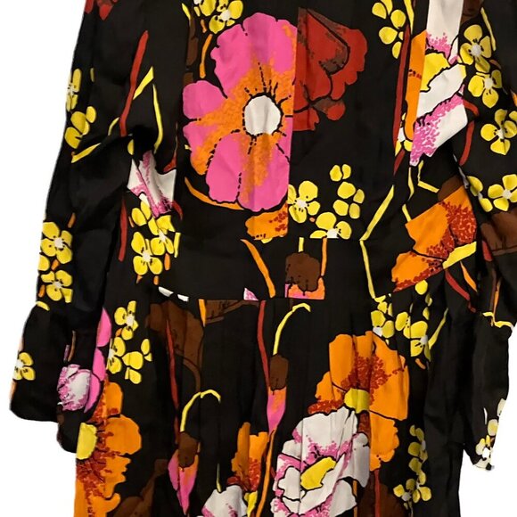 NWOT Marni Floral Bell Sleeve Dress - Picture 2 of 10